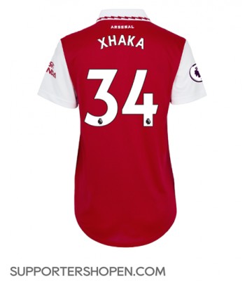 Arsenal Granit Xhaka #34 Hemma Matchtröja Dam 2022-23 Kortärmad